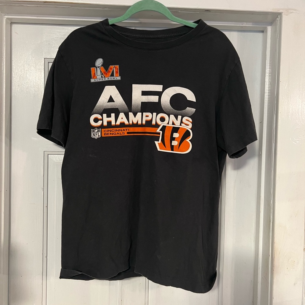 NIKE MENS BENGALS ACF CHAMPIONSHIP TSHIRT SIZE L